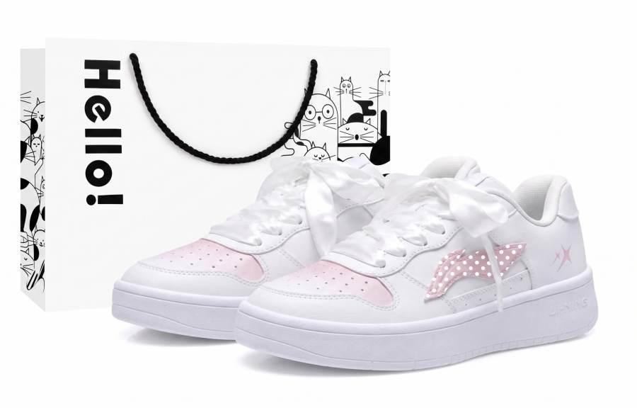 Li-Ning Li Ning Skateboard Shoes Women's Low Top Pink