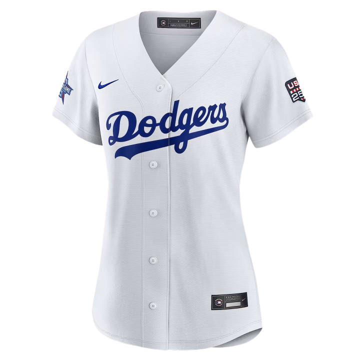 Nike Nike Baseball Jerseys Women's White V Neck Moderate