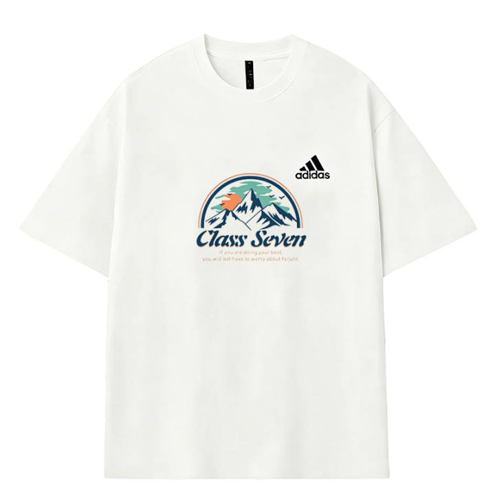Adidas Adidas MUST HAVES T Shirts Men's White Crew Neck Moderate