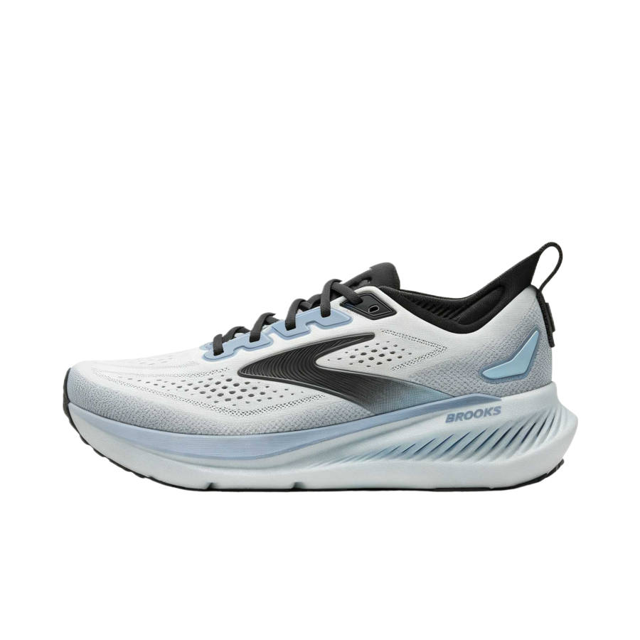 Brooks GLYCERIN 23 Running Shoes Men's Low Top White/Rain/Baltic Sea