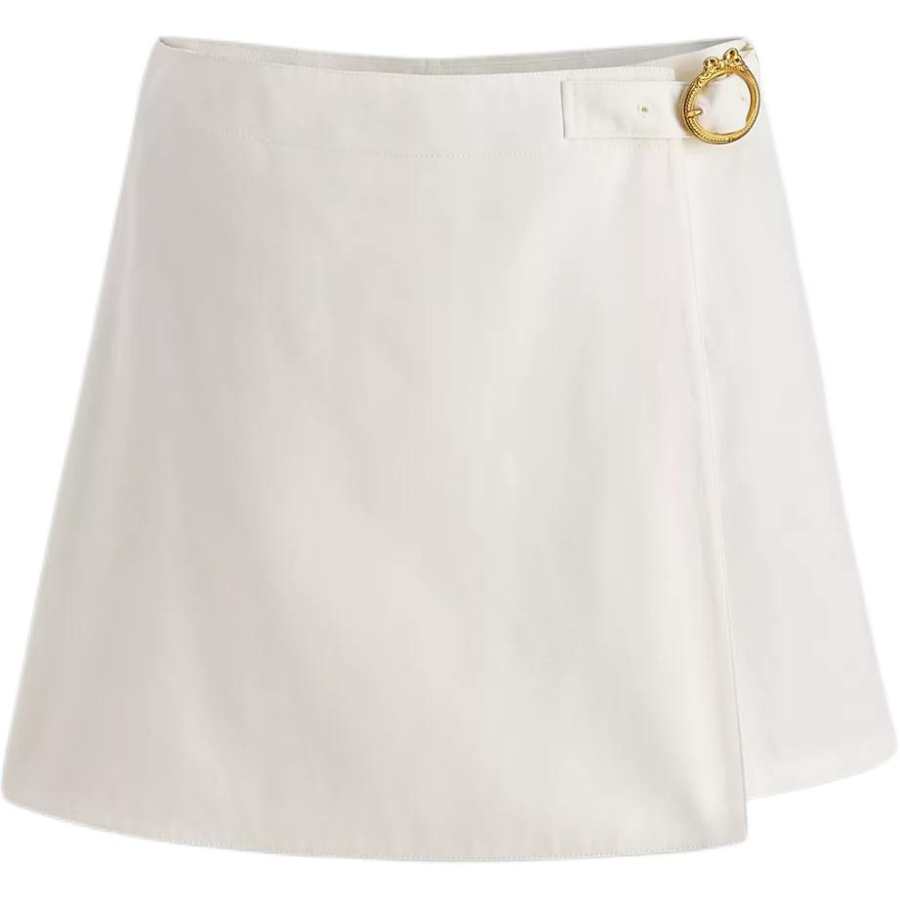 DIOR Casual Short Skirts Women's White Moderate Short Skirt