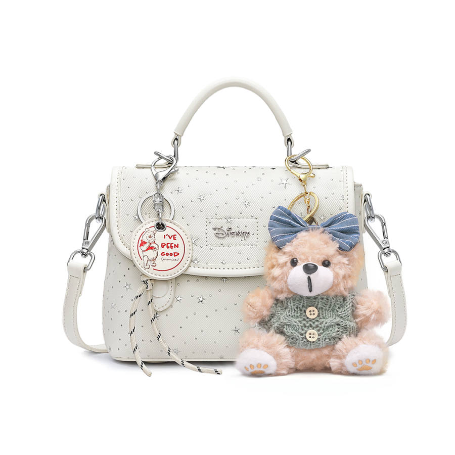 Disney Winnie The Pooh Handbags White Charm Included