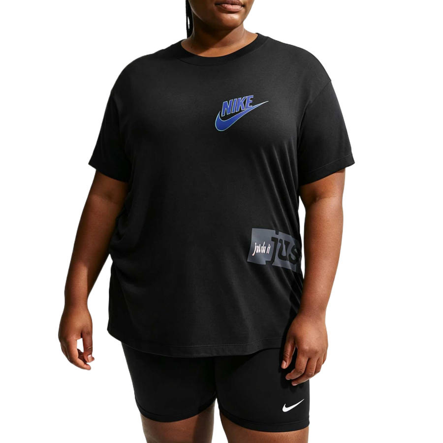 Nike Nike Sportswear Classics T Shirts Women's Black Crew Neck