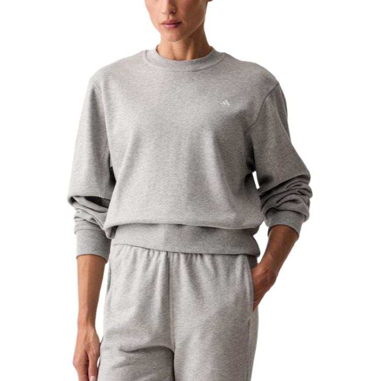 Adidas Adidas X Stella McCartney Collaboration Collection Sweatshirts Women's Gray Crew Neck Moderate
