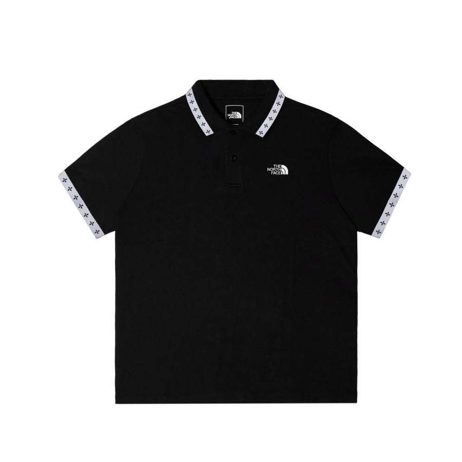 THE NORTH FACE Polo Shirts Men's Black Lapel Moderate