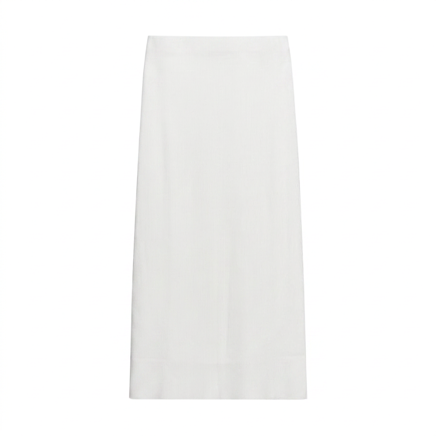 ZARA Knit Long Skirts Women's White