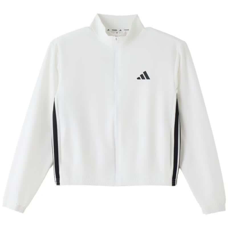 Adidas Adidas Running Jackets Women's White Stand Collar Moderate