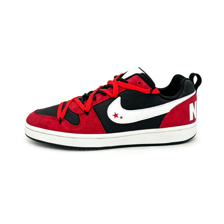 Nike Nike Court Borough Skateboard Shoes Unisex Low Top Red Black