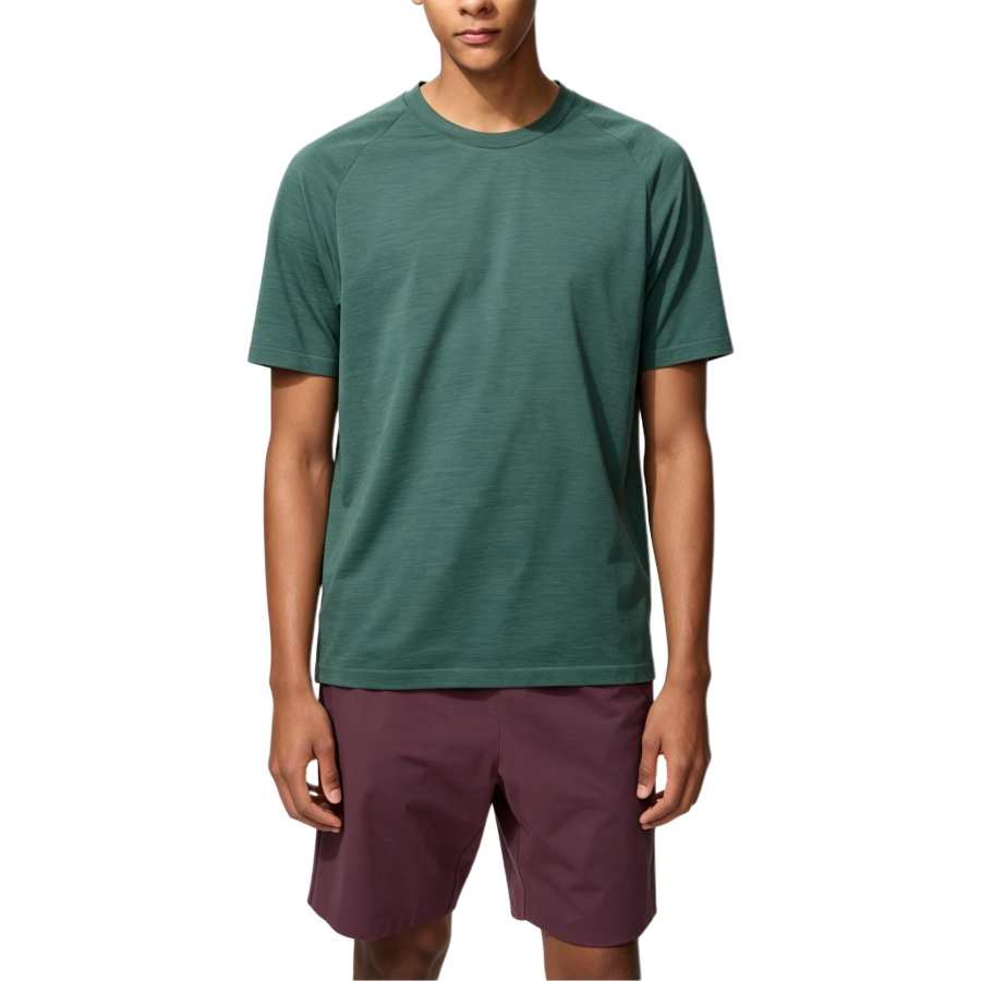 UNIQLO T Shirts Men's Green Crew Neck