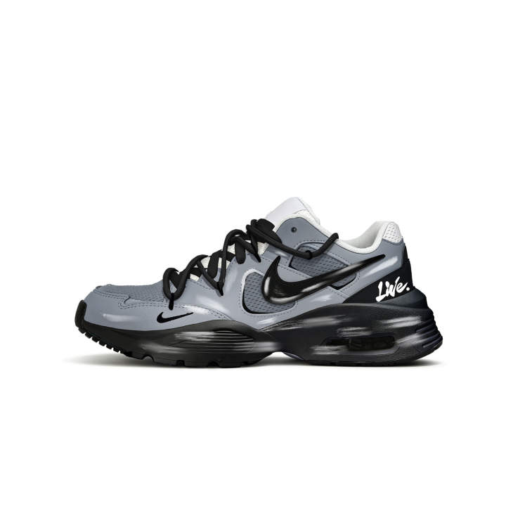 Nike Nike Air Max Fusion Running Shoes Unisex Low Top Gray, Black
