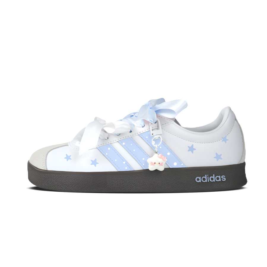 Adidas Adidas Vl Court Classic German Army Trainers Unisex Low Top White
