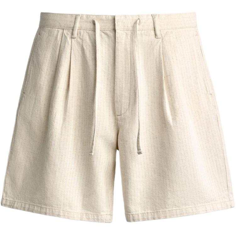 ZARA Casual Shorts Men's White Moderate