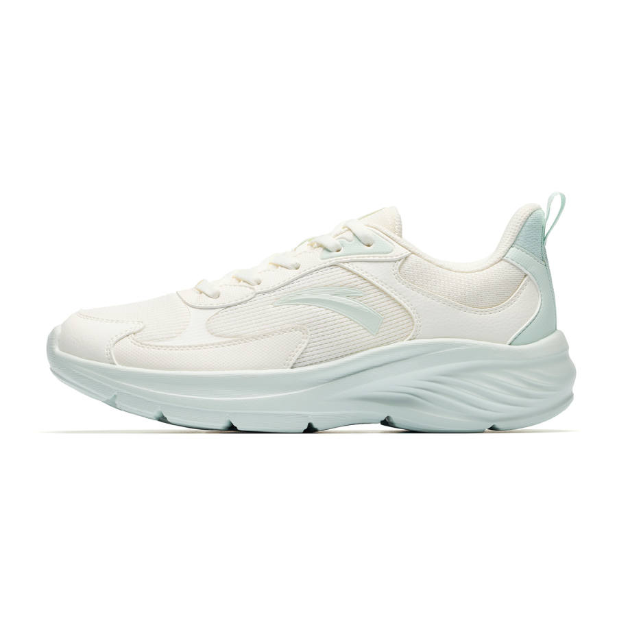 ANTA Nebula 3 Running Shoes Women's Low Top Ivory White/Oxygen Green