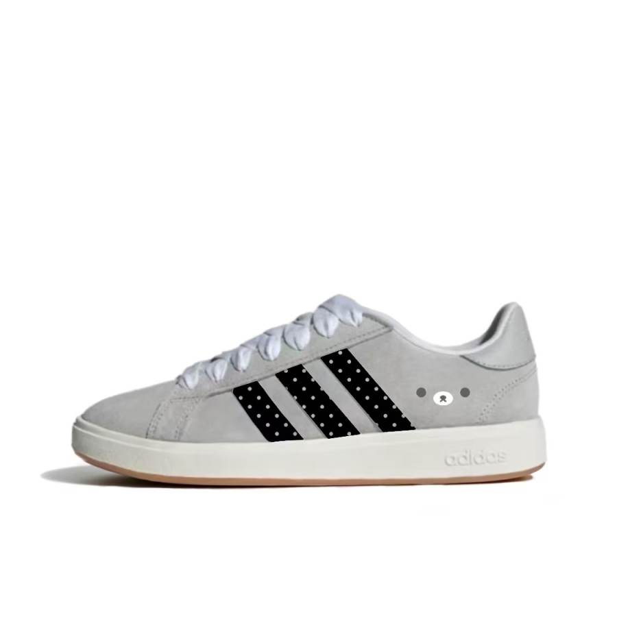 Adidas Adidas Grand Court Base 00s Skateboard Shoes Unisex Low Top Gray