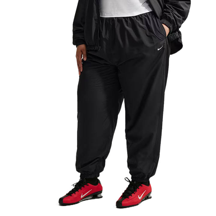 Nike Nike Sportswear Knitted Sweatpants Women's Black/Sail White Moderate Cuffed Pants