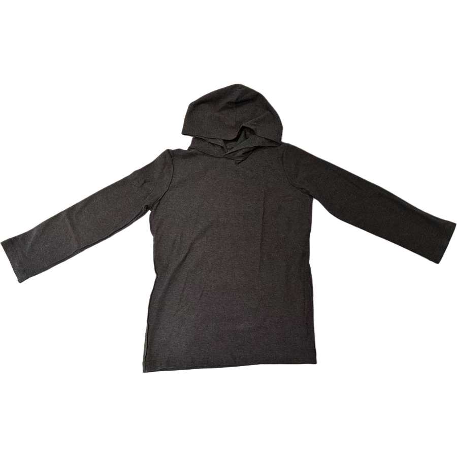 Balenciaga Sweatshirts Women's Dark Gray Hooded Non Detachable Moderate Straight Fit