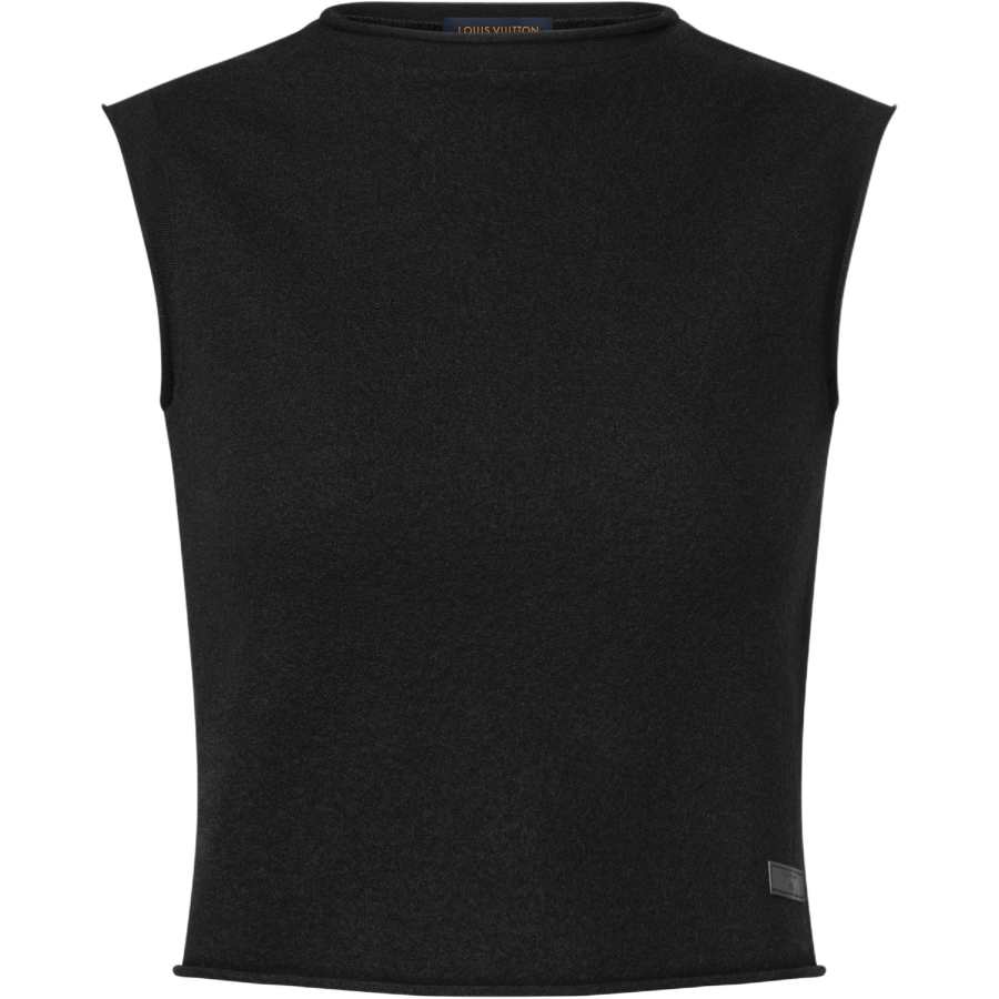 LOUIS VUITTON Sweaters Women's Black Crew Neck Moderate
