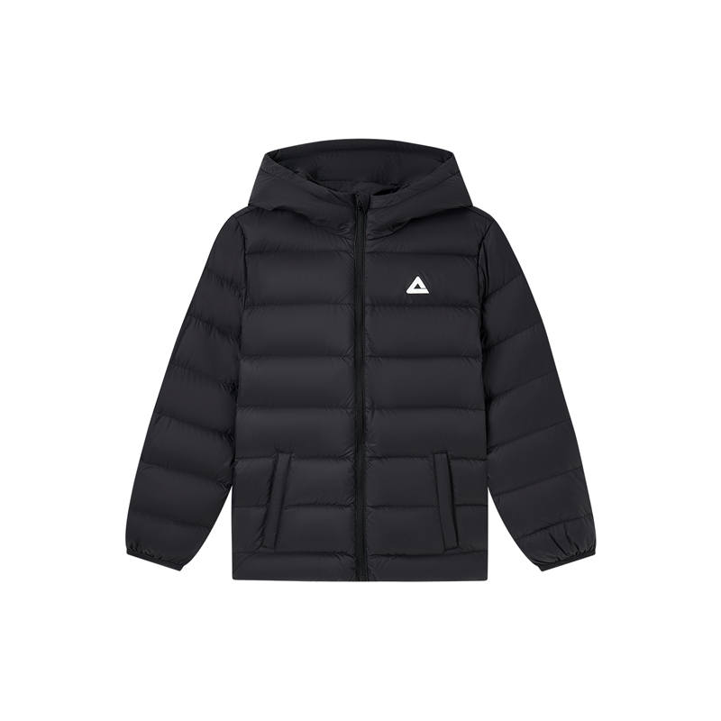 PEAK Chinese Fashion Trend Thermal Fleece Lined Wind Resistant Fashion Trend Versatile Kids Down Jacket