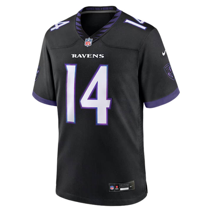 Nike Nike Rugby Jerseys Men's Black V Neck Moderate