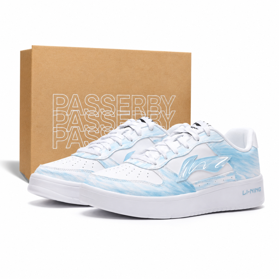 Li-Ning Li Ning Floating Boat Skateboard Shoes Men's Low Top White