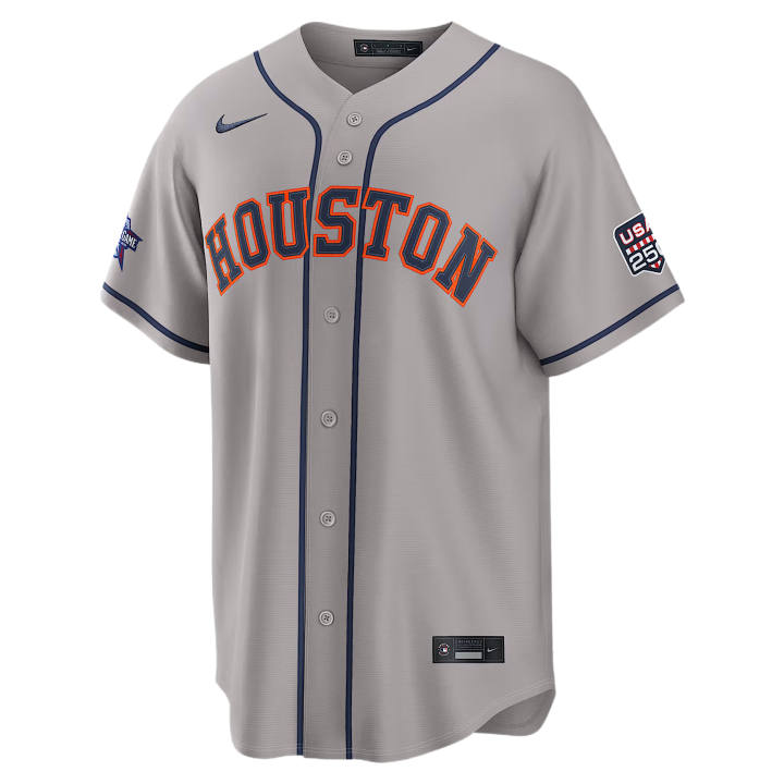 Nike Nike Baseball Jerseys Men's Gray V Neck Moderate