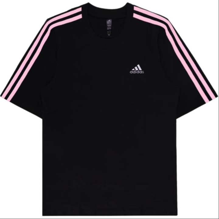 Adidas Adidas MUST HAVES T Shirts Unisex Black Crew Neck Moderate Straight Fit