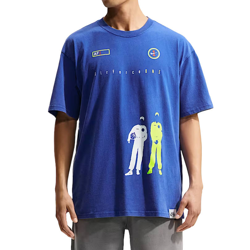 Nike Nike Sportswear T Shirts Men's Old Royal Crew Neck