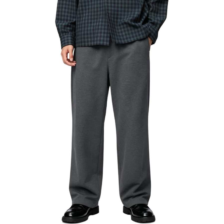 UNIQLO Knitted Sweatpants Men's Dark Gray Moderate