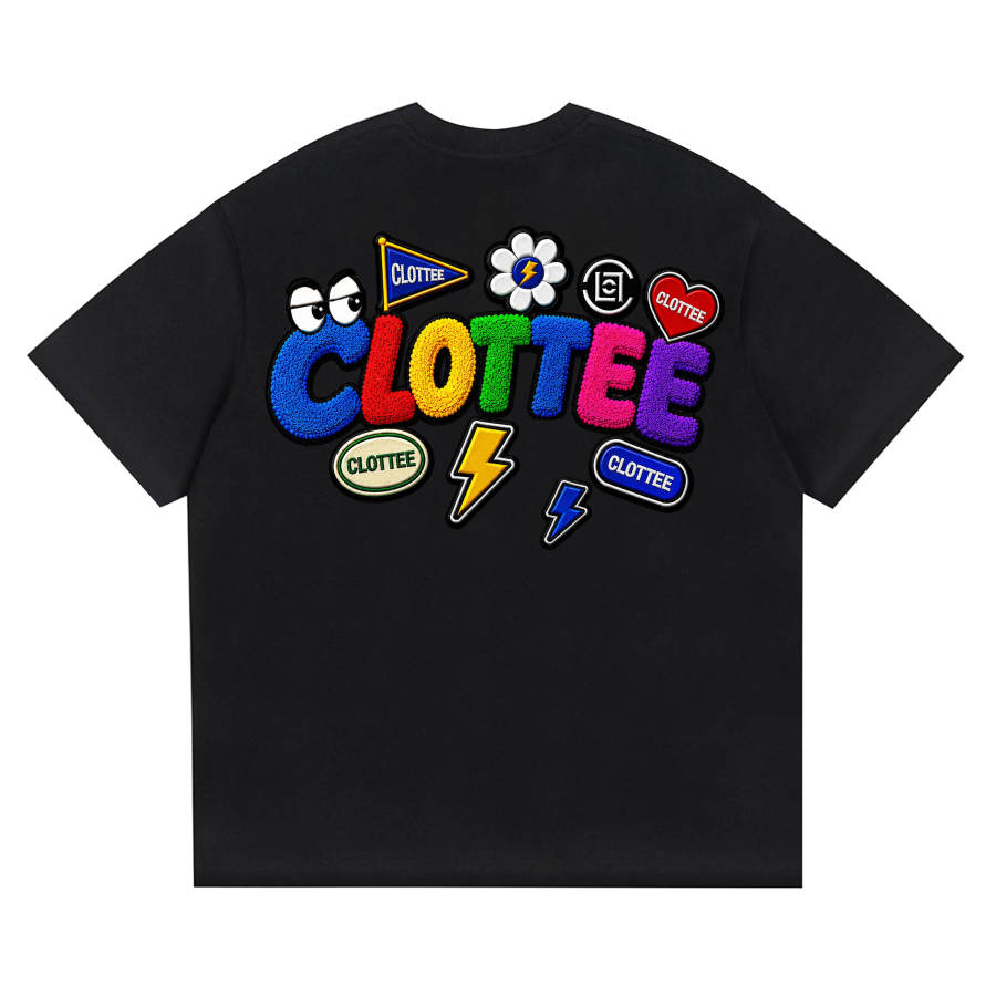 CLOT T Shirts Men's Crew Neck Moderate Straight Fit