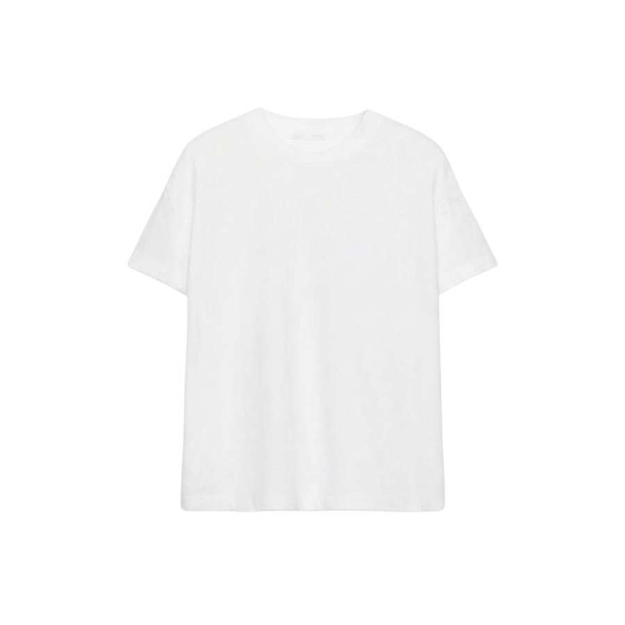 ZARA T Shirts Women's White Crew Neck