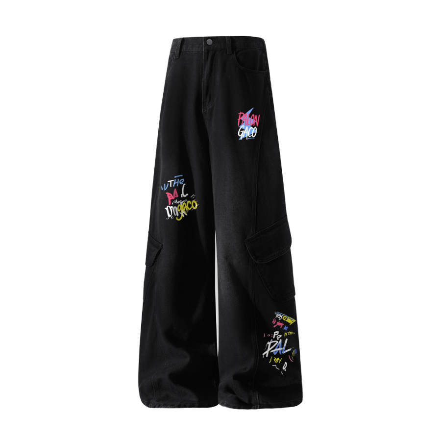 PAL ONGACO Jeans Unisex Moderate Scimitar Pants