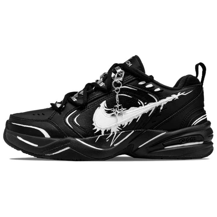 Nike Nike Air Monarch 4 Black Storm Low top Chunky Sneakers Unisex Black White