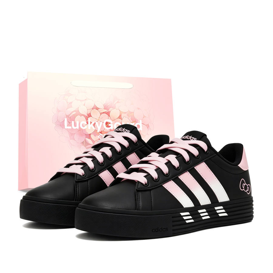 Adidas Adidas Daily 4.0 Skateboard Shoes Unisex Low Top Pink