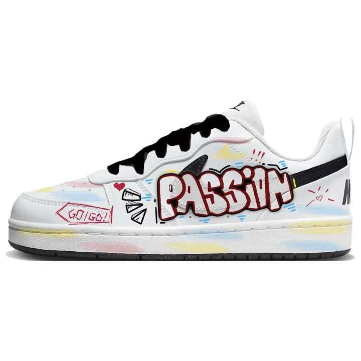 Nike Nike Court Borough Skateboard Shoes Unisex Low Top White