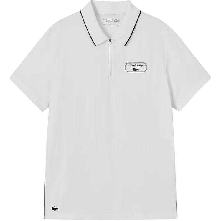 LACOSTE Polo Shirts Men's EV0/White Lapel Moderate