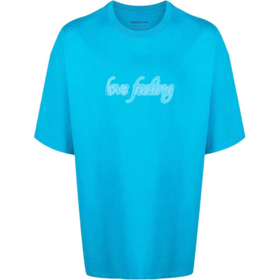 Martine Rose T Shirt Unisex Blue