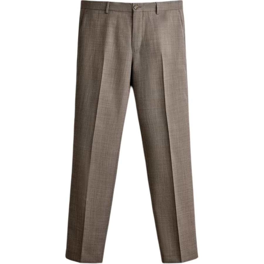 ZARA ZARA Suit Pants Men's Tan Moderate