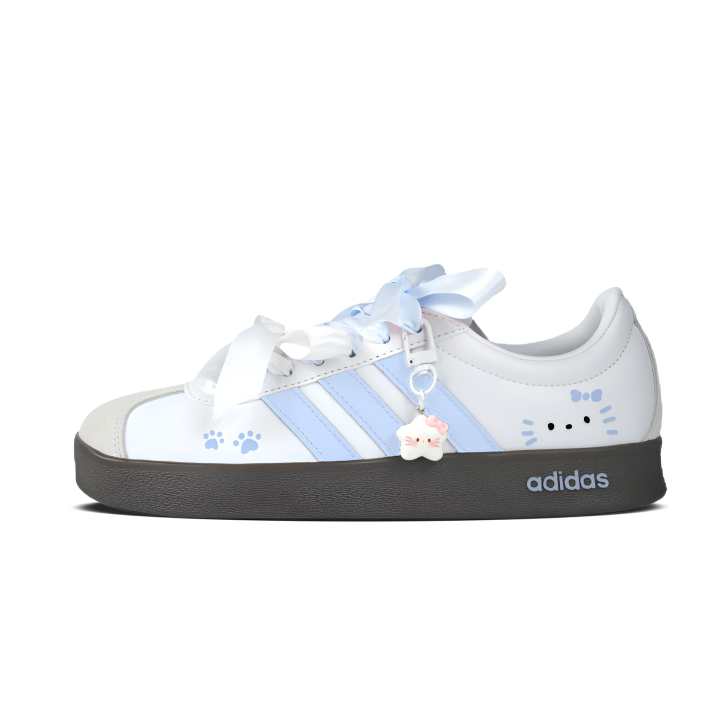 Adidas Adidas Vl Court Classic German Army Trainers Unisex Low Top White