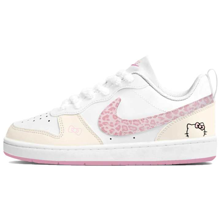 Nike Nike Court Borough 2 Skateboard Shoes Unisex Low Top Pink