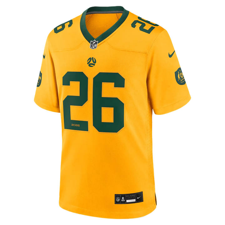 Nike Nike Rugby Jerseys Men's Gold V Neck Moderate