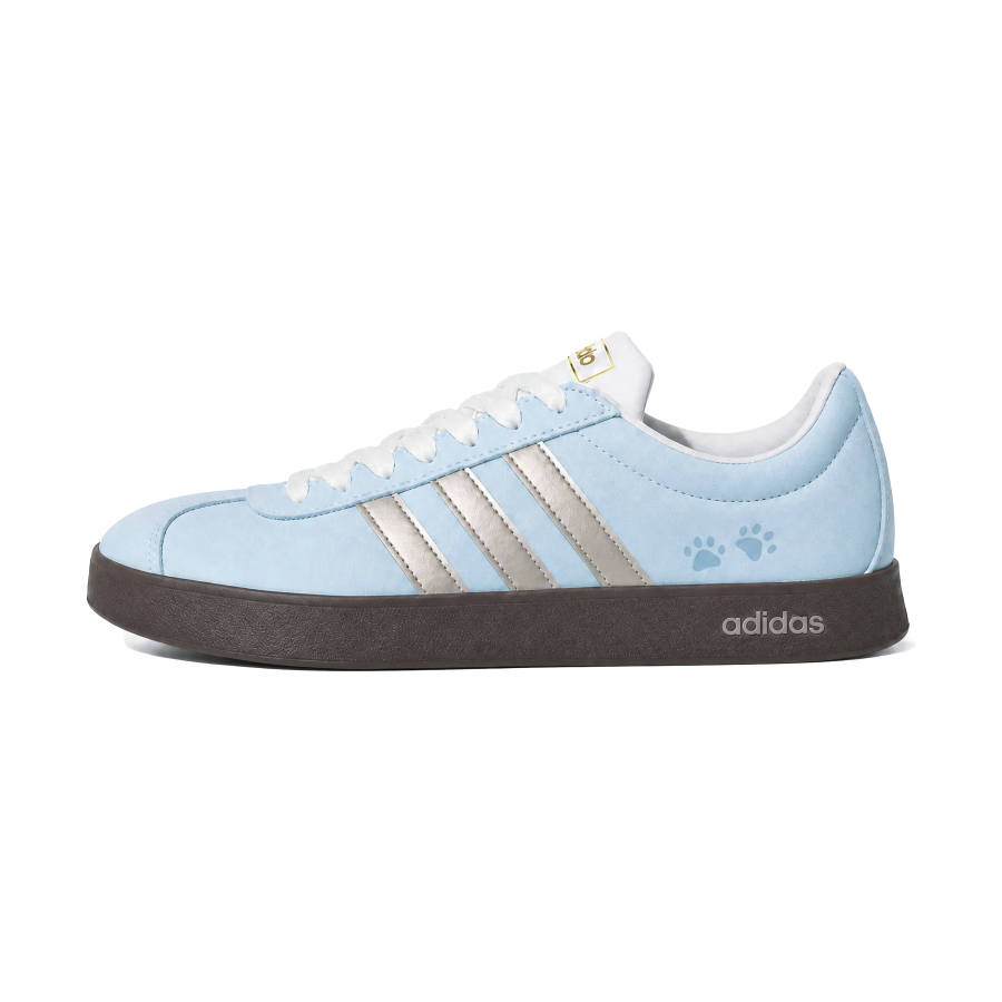 Adidas Adidas Vl Court Classic Skateboard Shoes Unisex Low Top Blue