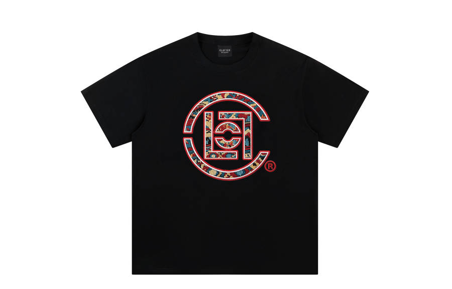 CLOT T Shirts Men's Crew Neck Moderate Straight Fit