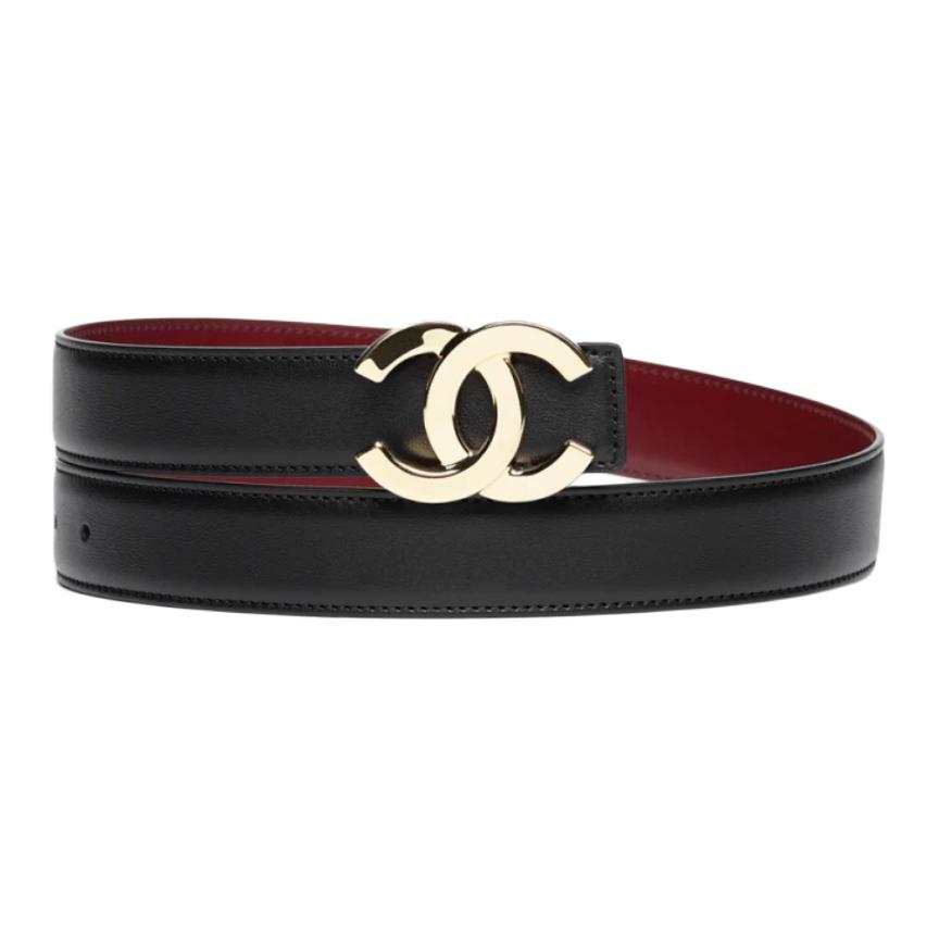 CHANEL CHANEL Leather Belts Unisex