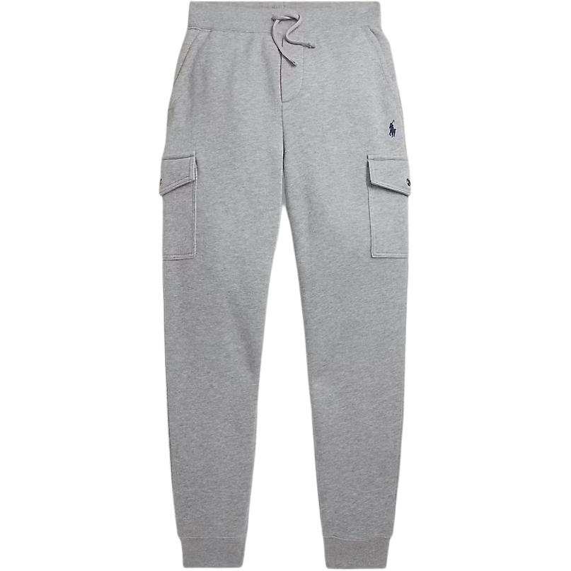 Polo Ralph Lauren Knitted Sweatpants Men's Gray Moderate Cuffed Pants