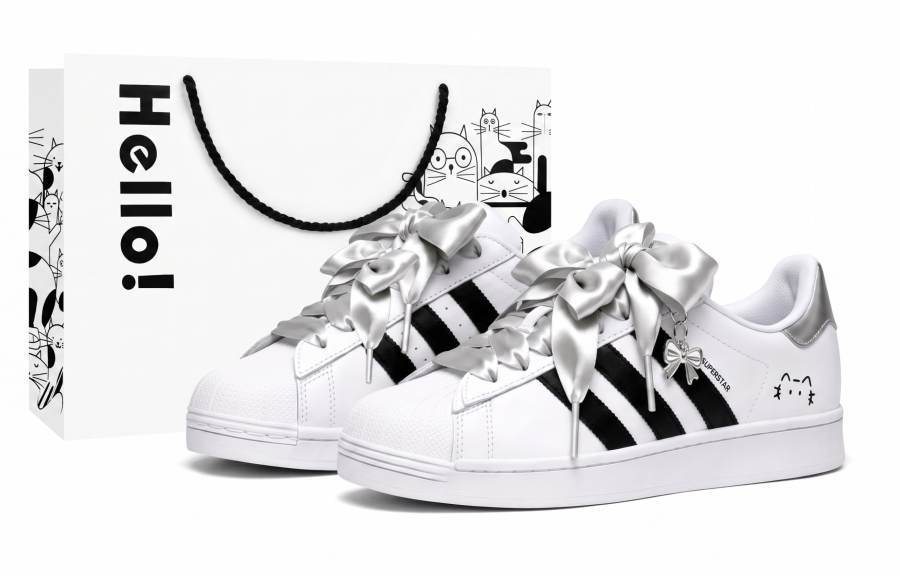 Adidas Originals SUPERSTAR Skateboard Shoes Women's Low Top Black