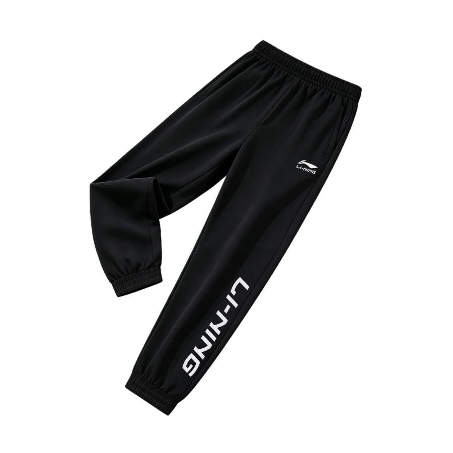 Li-Ning Li Ning Casual Pants Men's Black Thin Cuffed Pants