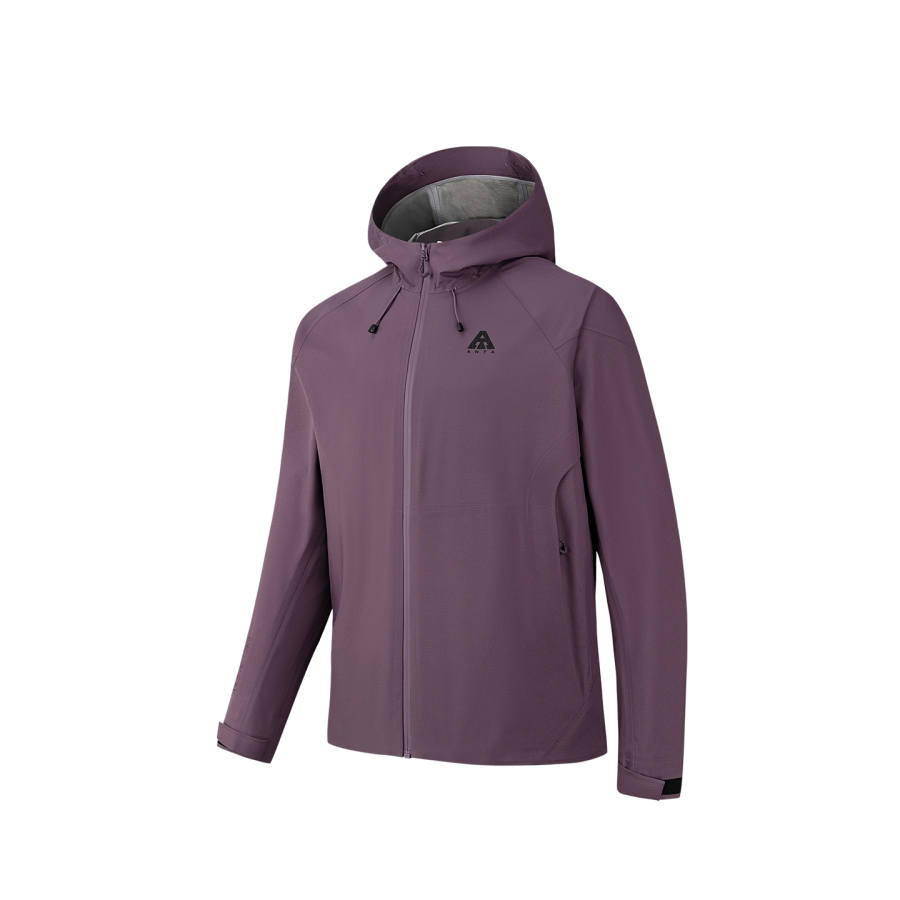 ANTA Jackets Unisex Iridescent Purple 9 Hooded Non Detachable Moderate