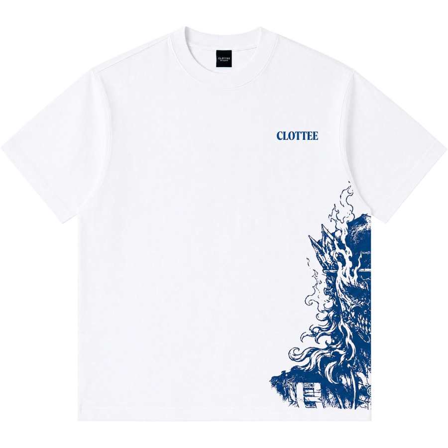 CLOT T Shirts Unisex Crew Neck Moderate Straight Fit