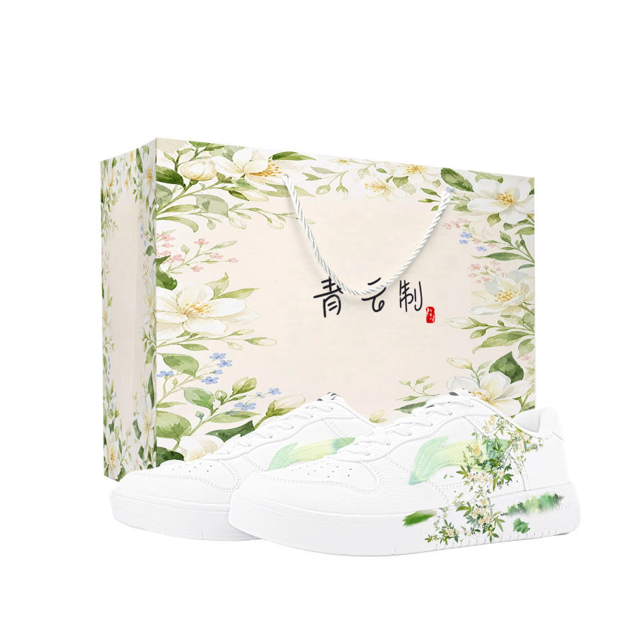 Li-Ning Li Ning Floating Boat Skateboard Shoes Unisex Low Top White