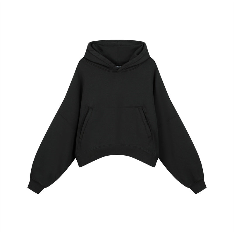 Drew house Sweatshirts Unisex Moon Shadow Black Hooded Non Detachable Moderate